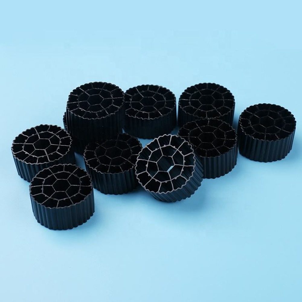 Black UV-stabilised MBBR media